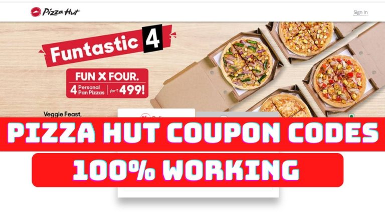 Free Pizza Hut Coupon Codes