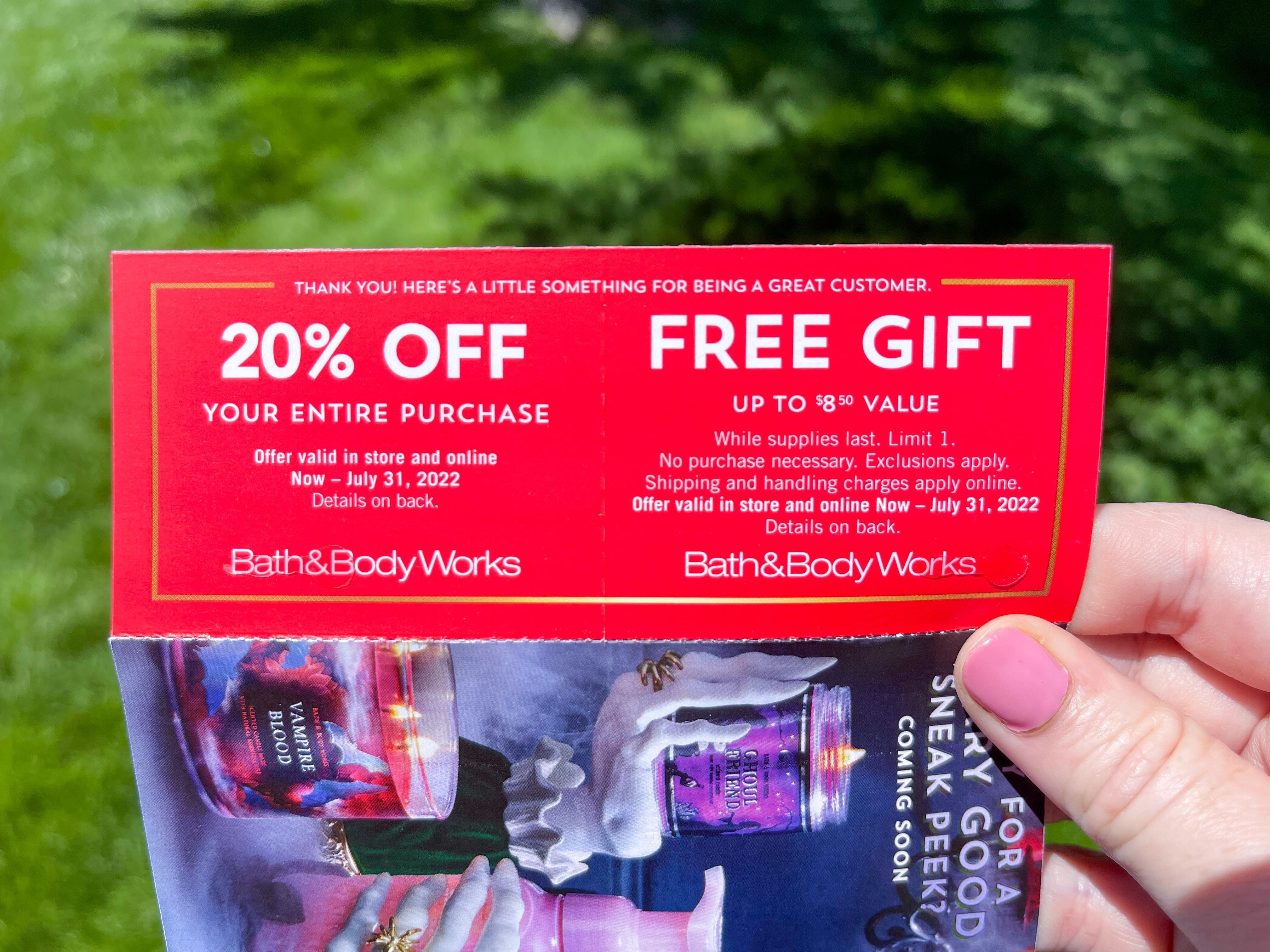 Bath and Body Works Free Shipping Code