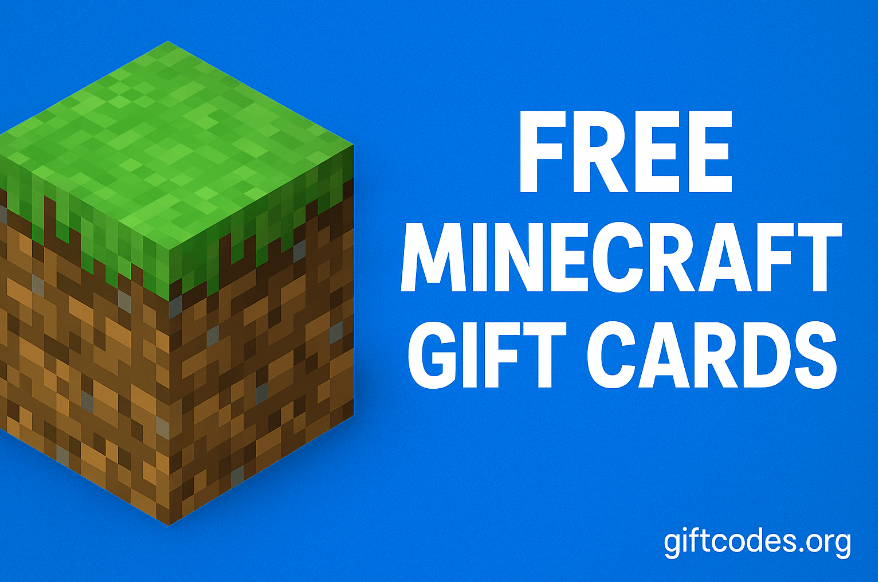 Real Methods to get Free Minecraft Gift Cards